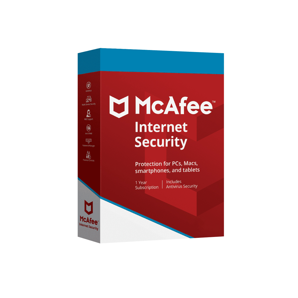 McAfee Internet Security (10 Kullanıcı / 1 yıl)